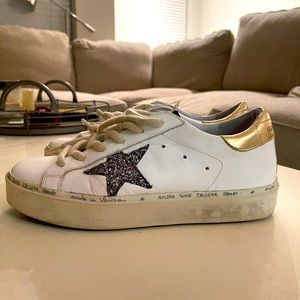 Golden Goose Deluxe Brand Hi Star Sneakers Size 38